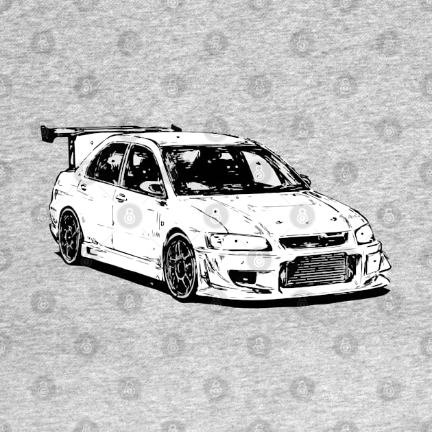 Ichijo's Mitsubishi Lancer Evolution [ Initial D ] by Tad